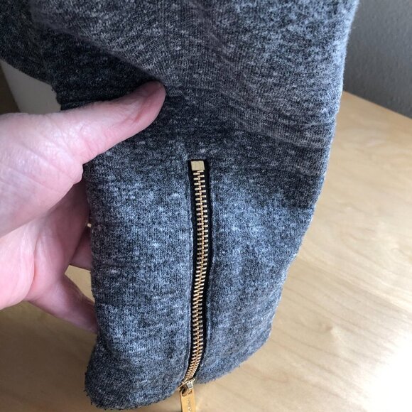 CALVIN KLEIN Cropped Moto Jacket - Gypsy Chic - Picture 8 of 11